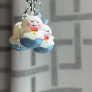 Happy Snowman Figurine Charm  Version 1.0 - Love and Deepspace Inspired - Zayne Apple Merch