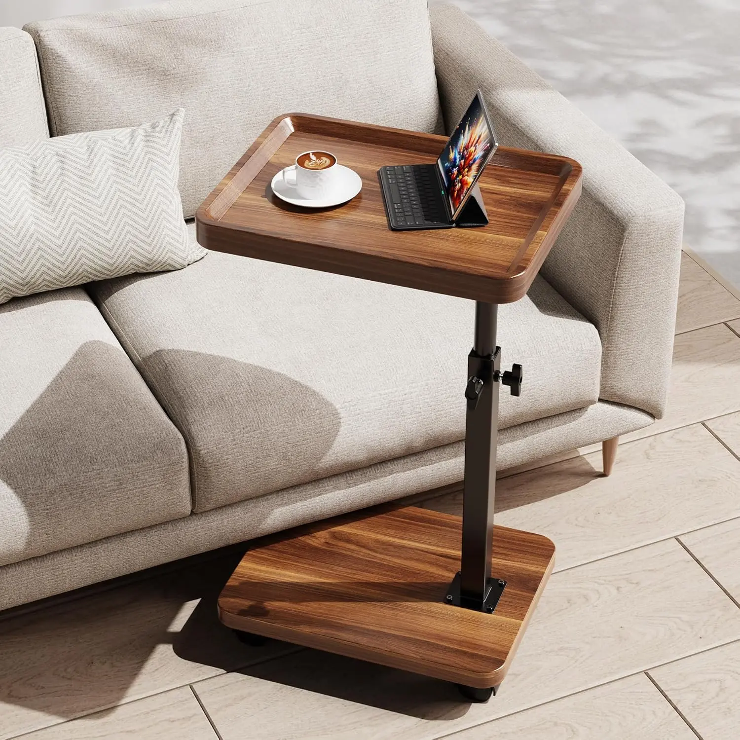 Walnut-height Adjustable