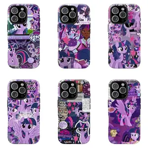 [Twilihht sparkle ]-Sweet My Little Pony- themed Cases, Protective Covers for iPhone 17 16 15 14 13 12 11 Pro, Pro Max