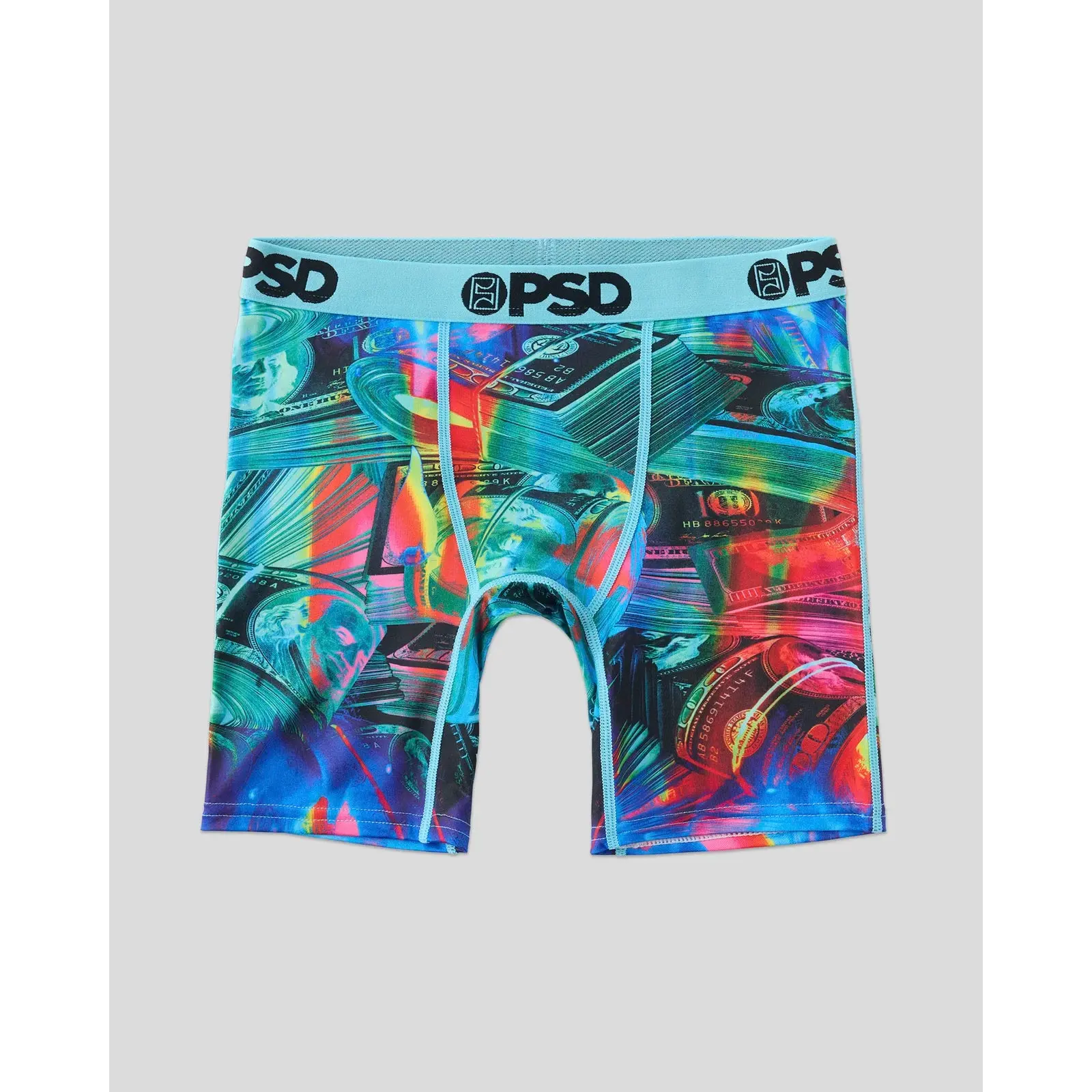 PSD Youth Boys Neon Stacks Boxer Brief - Soft, Breathable and Comfortable Stretch Underwear