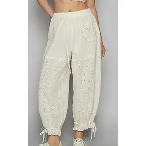 Spring Breeze Gauze Pants - Natural