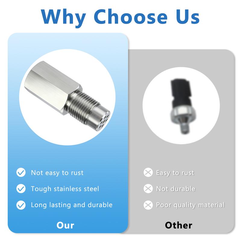 Oxygen Sensor Filter Adapter - Stainless Steel 304 Reducing Pipe Connector Extension Pipe Fitting - Car Extension Screw Oxygen Sensor Filter Adapter - Stainless Steel 304 Reducing Pipe Connector Extension Pipe Fitting - Car Extension Screw