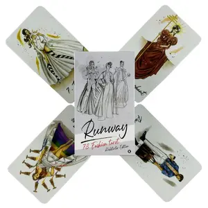 Runway Tarot Cards A 80 Deck For Beginners Deck Oracle English Visions Divination Edition Borad Playing Games