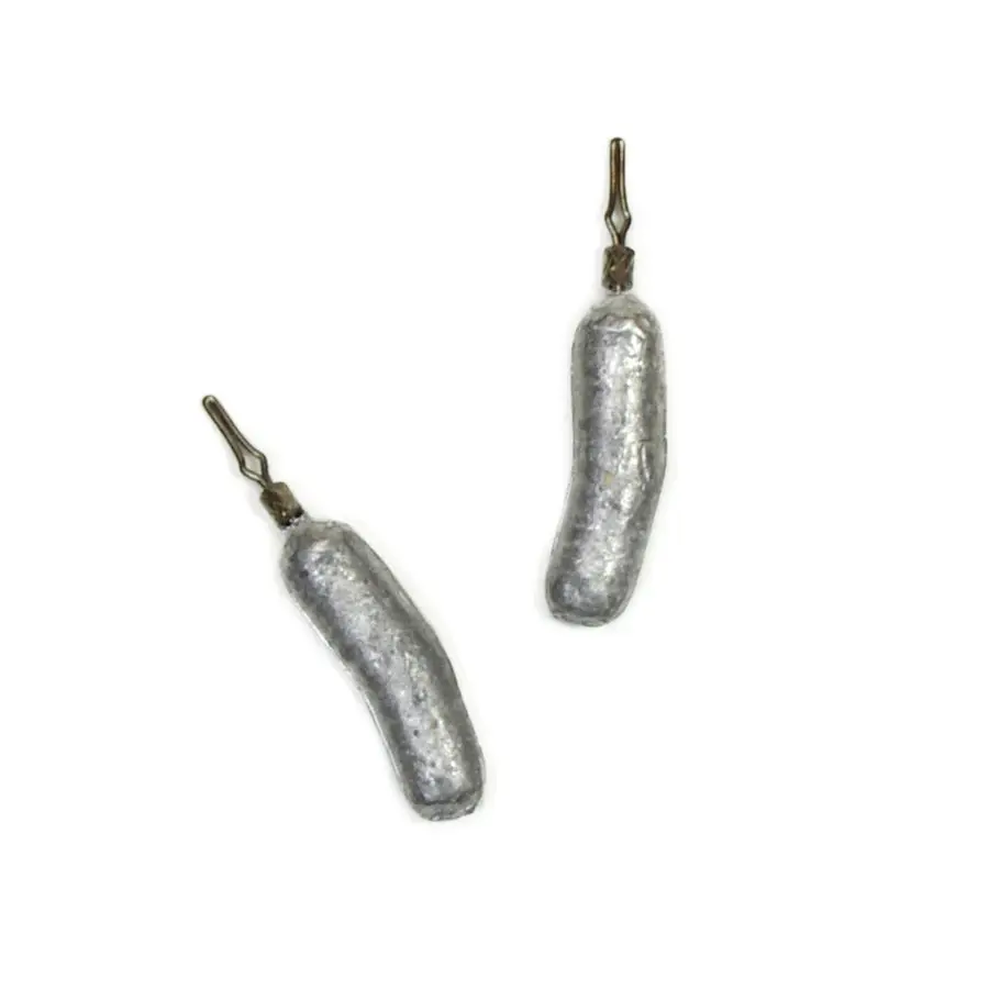 Lunkerhunt Walking Drop Shot Weights, 1 oz Lead Fishing Tackle, Cost-Effective Pre-Bent Shape for Freshwater Use, 1 Ounce