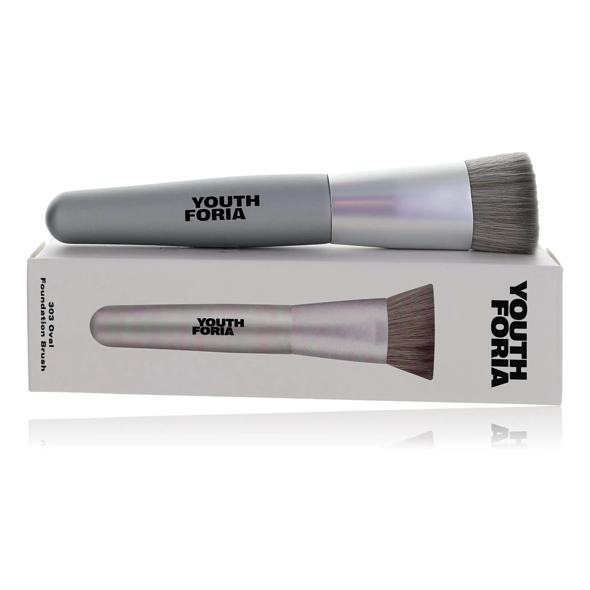 Oval Foundation Brush - Youthforia 303, Ideal for Spray Foundation Application (Women's Beauty & Personal Care Tool)
