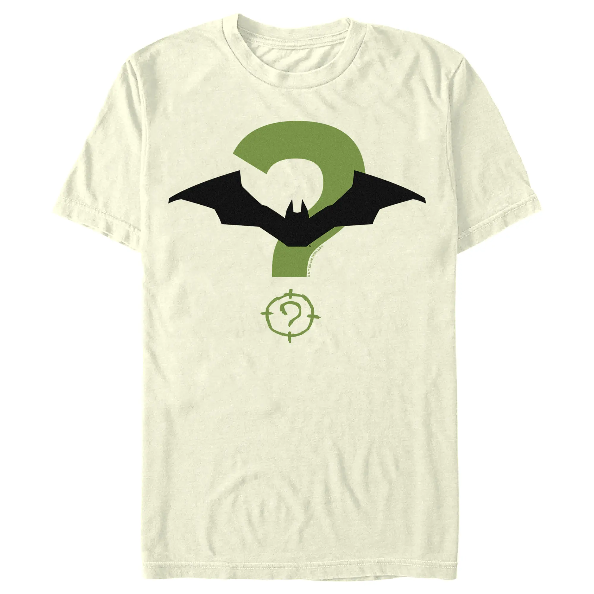Men's The Batman Riddler and Bat Logo T-Shirt