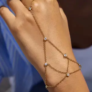 Mesh Tassel Ring Bracelet