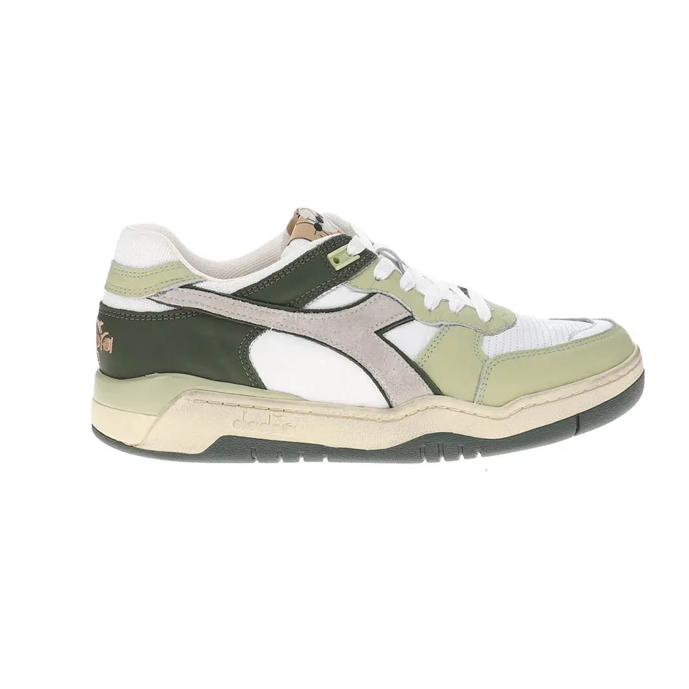 diadora Mens B.560 Used Lace Up Sneakers Shoes Casual - Green