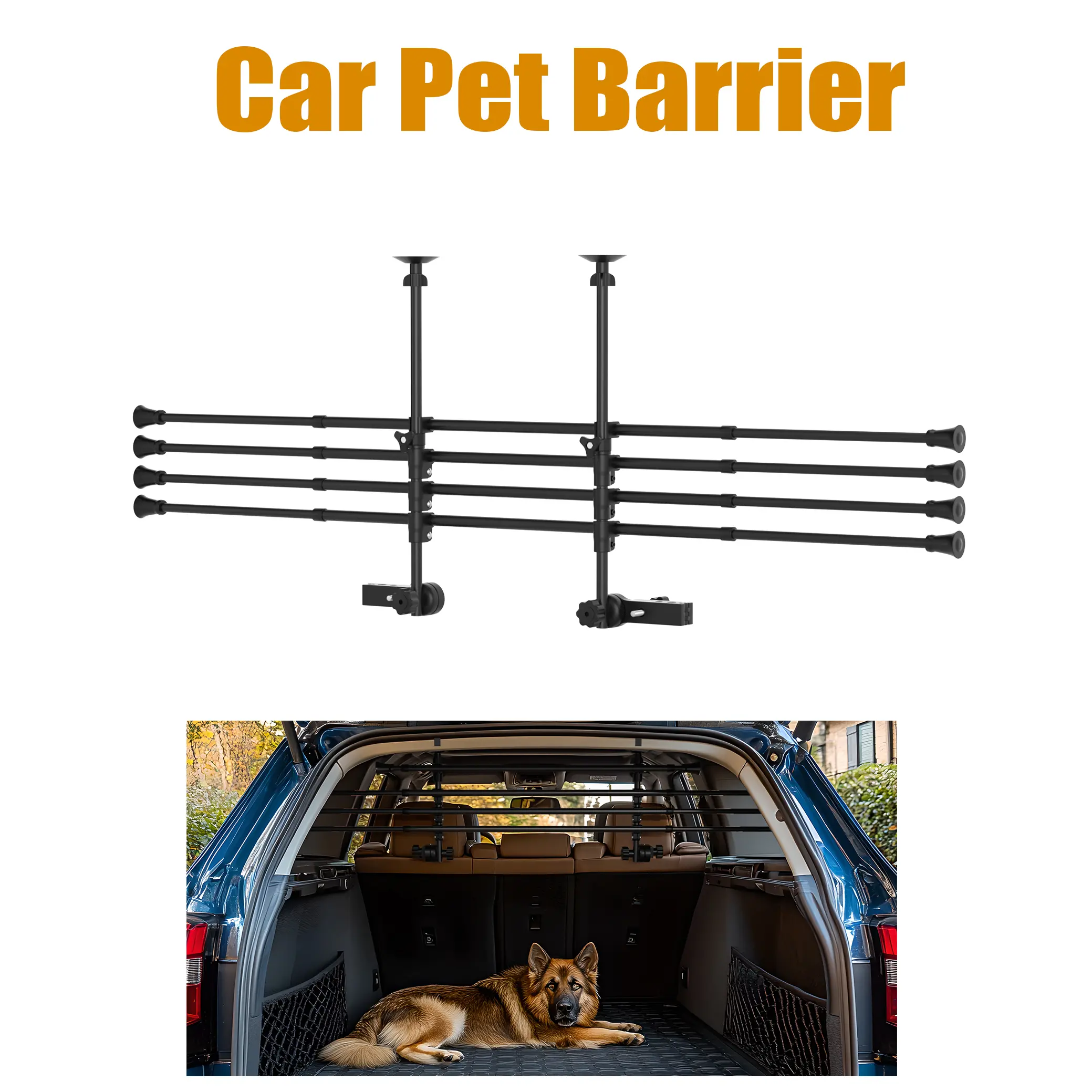 Luggage compartment dog guard protective grille  for car SUV station wagon universal