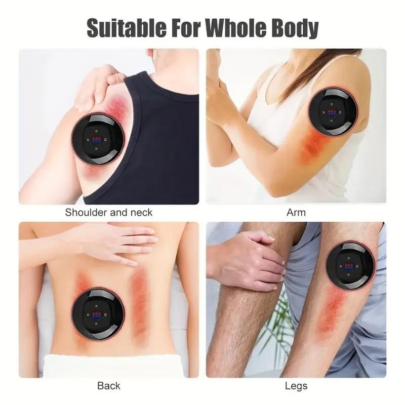 Electric Cupping Set All New Smart Vacuum Machine for Neck Shoulder & Back Massage 12 Modes Black Electric Cupping Set All New Smart Vacuum Machine for Neck Shoulder & Back Massage 12 Modes Black