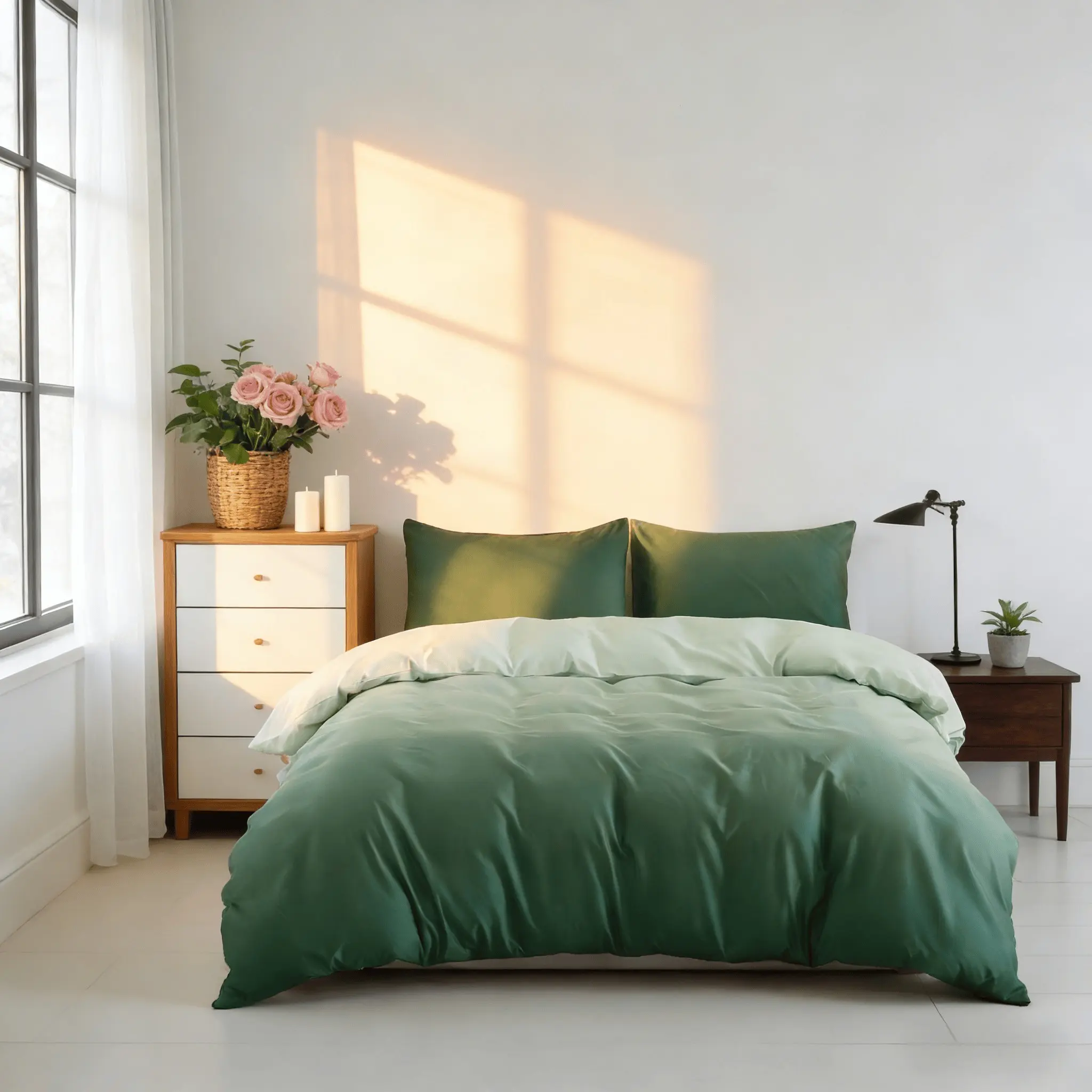 Bedding Set with Soft Gradient Design, Comfortable Fabric, Modern Home Decor, Single Size, Ideal for Contemporary Living Room