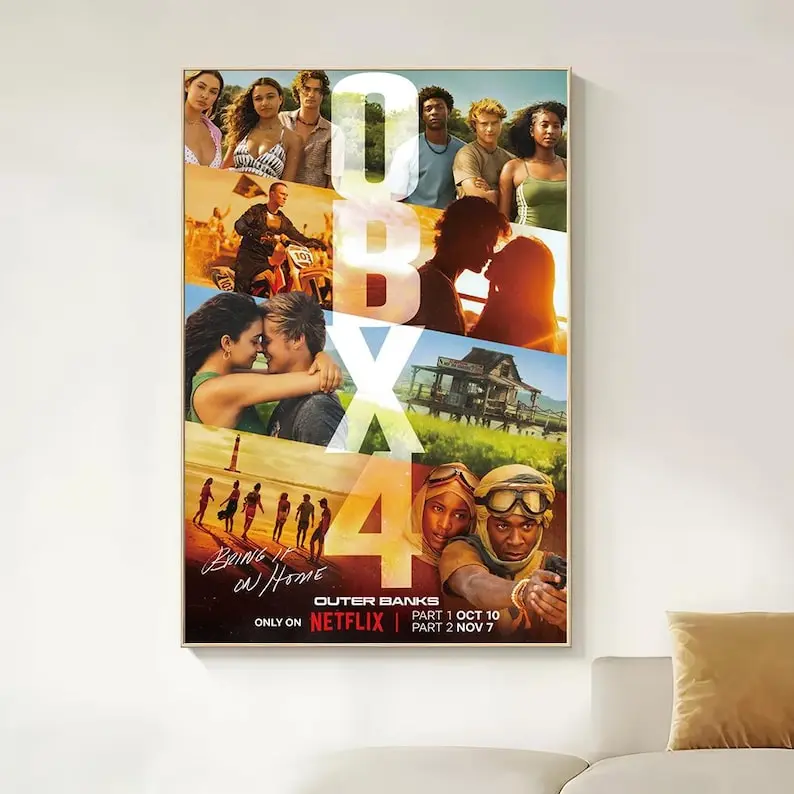 Outer Banks Season 4 Movie Poster,Movie Prints For Cinema Rooms,Wall Art Decor Print,Film Posters,Custom Photo Print - UNFRAMED