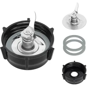 Blender Replacement Parts Compatible with Oster Blender Ice  ABS Plastics Base Stainless Steel Ice  and 2 Rubber O Ring Seal Gasket, Compatible with Oster Osterizer Blender Accessories
