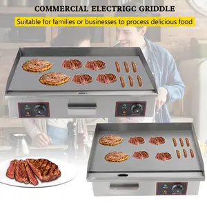 22"/30" Commercial Electric Griddle Countertop Griddle Grill Countertop Grill