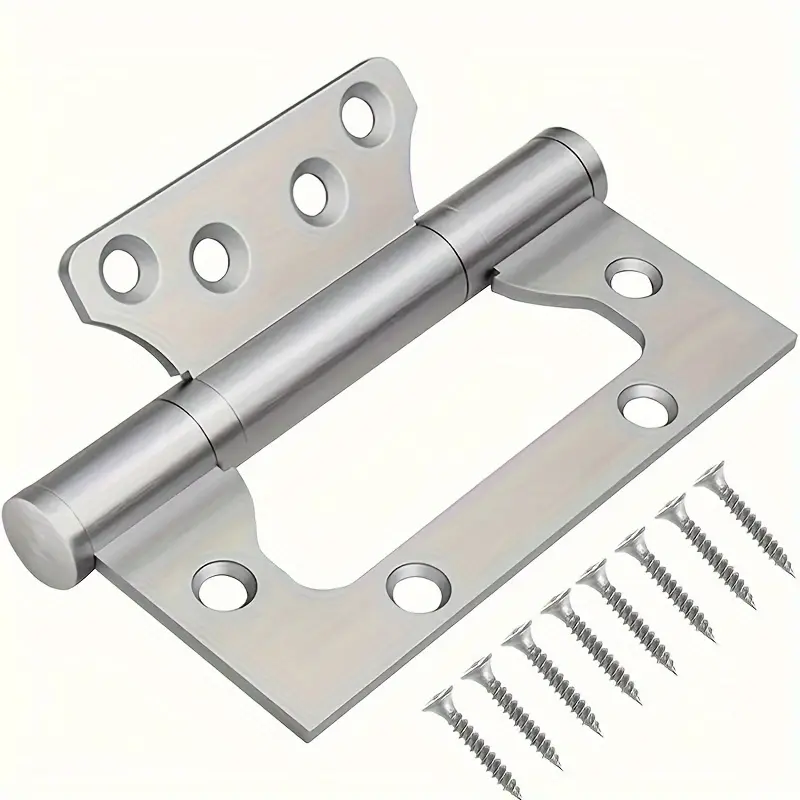 Hot6-Pack Modern Polished Metal Door Hinges, 4-Inch Silent Ball Bearing ...