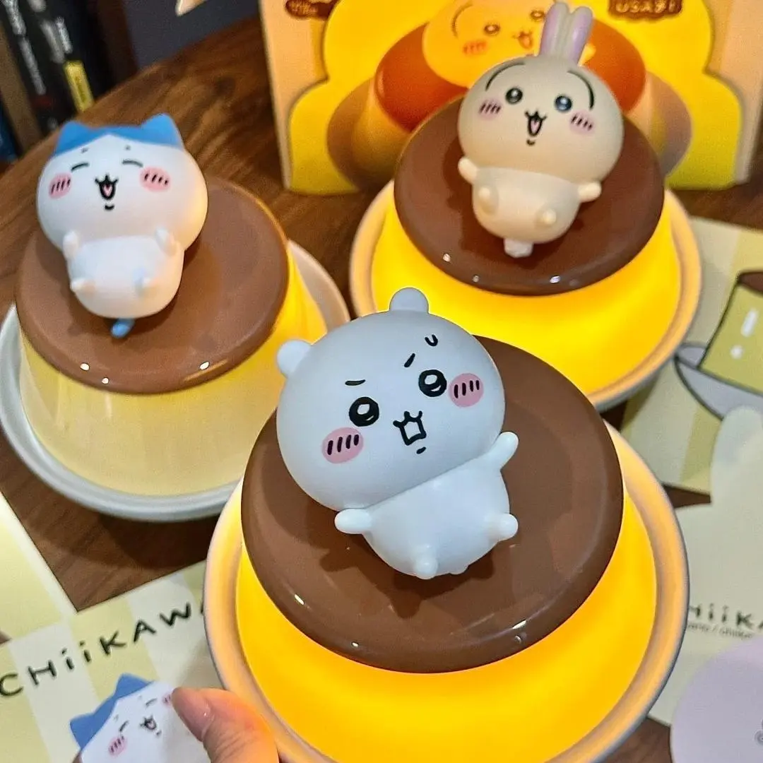 Chiikawa Kawaii Pudding Lamp Anime Themed Desktop Ornament H_ascii-U127 ...