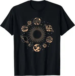 Solar System Planets Space Science Galaxy Astronomy Universe T-Shirt