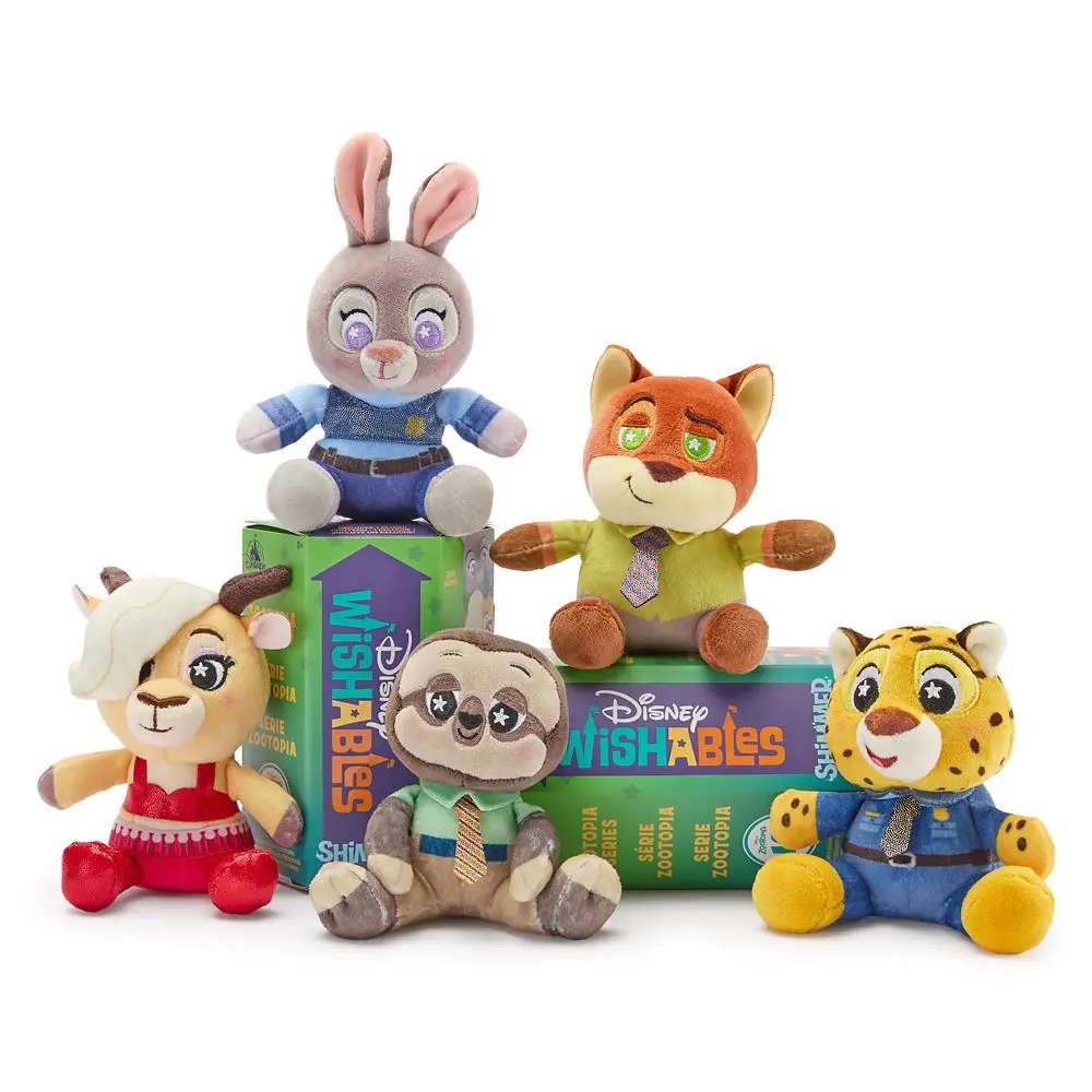 Disney Store Disney Wishables Shimmer Mystery Plush – Zootopia – Micro Disney Store Disney Wishables Shimmer Mystery Plush – Zootopia – Micro