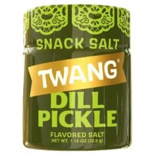 10x Twang Shaker Pickle Salt - Gourmet Seasoning Shakers Bulk Lot Bundle Wholesale Packs Flavorful Cooking Kitchen Condiment Food Garnish Grilling Popcorn Topping Michelada Lime Tangy Zesty Savory Enhancer Pantry 1.15oz 10ct Packaged New
