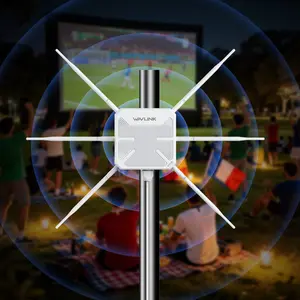 【SummerWins】WAVLINK AX3000 Outdoor WiFi 6 Extender Dual Band 6x7dBi Antennas IP67 Waterproof 300M Coverage for Garage Yard RV Farm with Mesh Technology and 4 Modes access point Wifi Signal Booster DealsForYouDays father's day gift ideas