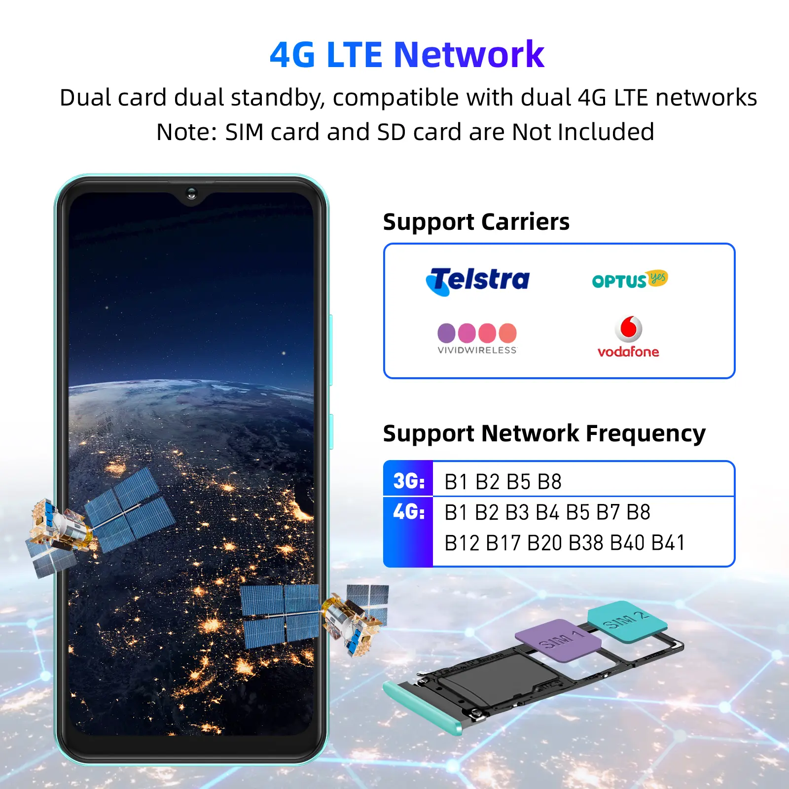 Xgody 13 Pro 6.56'' HD Screen 4G LTE Unlocked Phone, 15MP+5MP Xgody 13 Pro 6.56'' HD Screen 4G LTE Unlocked Phone, 15MP+5MP