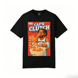 Captain Clutch Jalen Brunson Knicks T Shirt Adult - Print on front