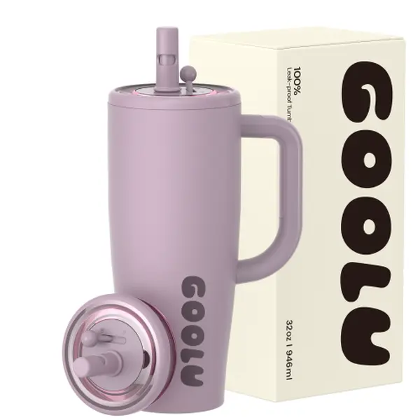 New dopamine ice cream cup, summer large capacity insulated cup, giant super powered car portable straw cup