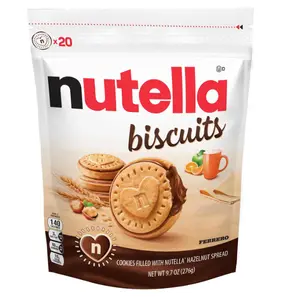 Nutella Biscuits, 20 Count Cookies, Hazelnut Spread with Cocoa, Kids Snacks, 9.7 oz​