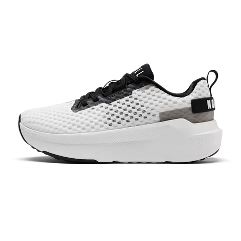 NOBULL Men's Journey 2 Shoe in Classic White Jet Black - Breathable Running Shoe, Comfortable Walking Sneaker, Cushioned Runner