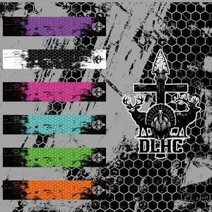 TOXIC HIVE Limited Ultra Lightweight 5" Arrow Wrap 6 Grains or Under 14 Wraps per Pack for Performance Durability and Strong Adhesion