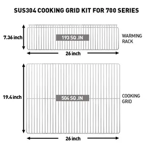 SUS304 COOKING GRID KIT FOR 700 SERIES
