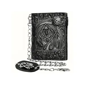 Men's Letter Embossed Zipper Short Wallet, Casual Multi Card Slot Wallet, Fashionable Wallet for Daily Use, Trendy All-match & Exquisite Wallet for Birthday Gift