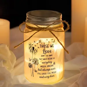 Gifts for Loss of Loved One - Sympathy Starlight Mason Jar Memorial Gifts, Celebration of Life Decorations, Bereavement Gift Ideas, Funeral Gifts