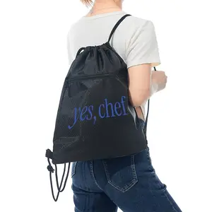 Yes Chef Drawstring Backpack Kitchen Cooking Chef Gift Bag for Culinary Students Cooking Enthusiasts Perfect for Food Lovers and Culinary Professionals Ideal for Christmas Holiday Birthday Presents and Special Occasions Durable Lightweight Practical