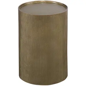 Adrina Antique Gold Accent Table