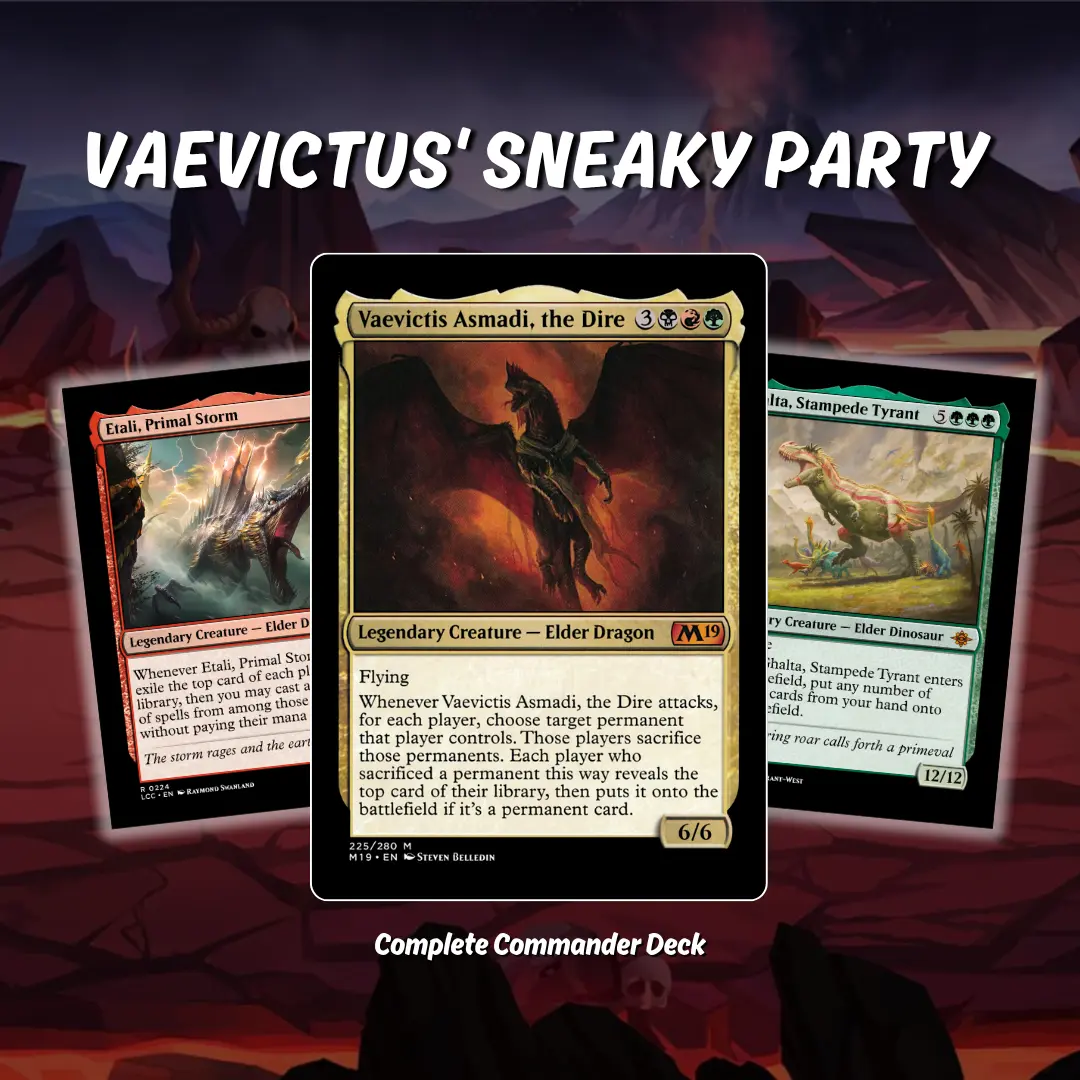 Proxy 100+ Card Commander Deck – Vaevictus' Sneaky Party | Vampire Aristocrats Strategy | Ready to Play EDH | Premium Custom Cards | Collector Gift