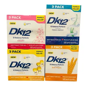 DK12 from Guatemala Soap Jabon 3 pack of 140 gr each Antibacterial Moisturizing Essential oils