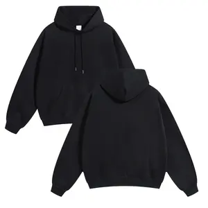Unisex Solid Color Basic Hoodie – Relaxed Everyday Street Style Casual Streetwear
