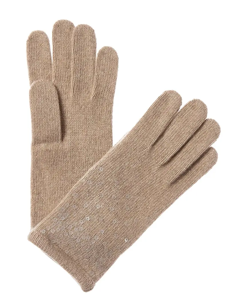 Portolano Sequins Cashmere Gloves