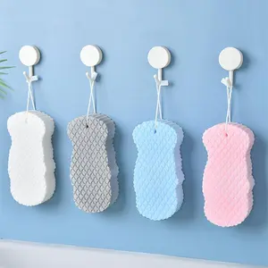 Exfoliante Soft Sponge Body Scrubber for Baby Adults Bath Exfoliating Scrub Sponge Skin Cleaner Dead Skin Remover Tool