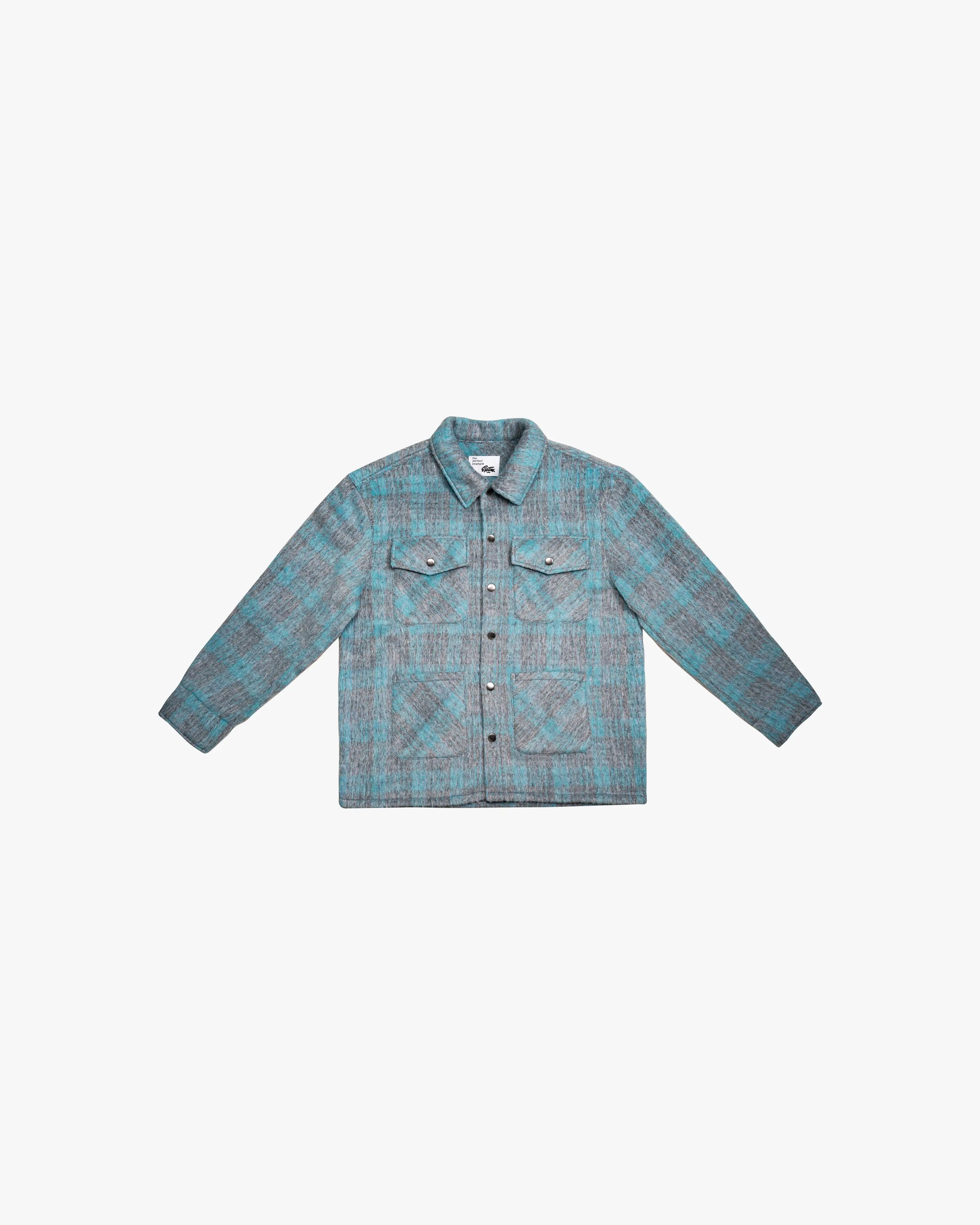 EPTM Mohair Chore Coat - Turquoise