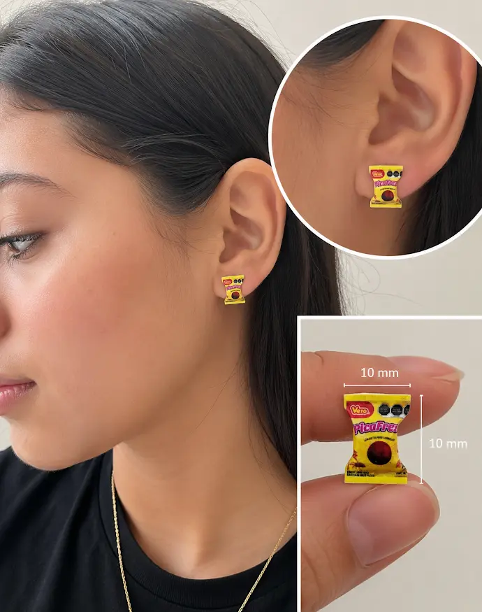 Handmade Colorful Food Inspired FUN Earrings