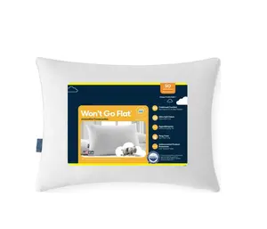 Won't Go Flat Bed Pillow, Standard/Queen