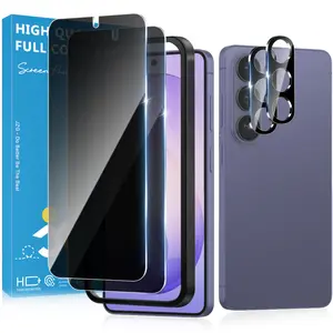 JavoYion 2 Pack for Samsung Galaxy S26 Ultra Privacy Screen Protector, 2 Pack Camera Protector, 9H Tempered Glass, Fingerprint Compatible, Anti-Spy