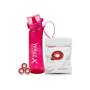 600ml Wild Berry Pink Tritan Water Bottle With 3 Strawberry Aroma Scent Pod