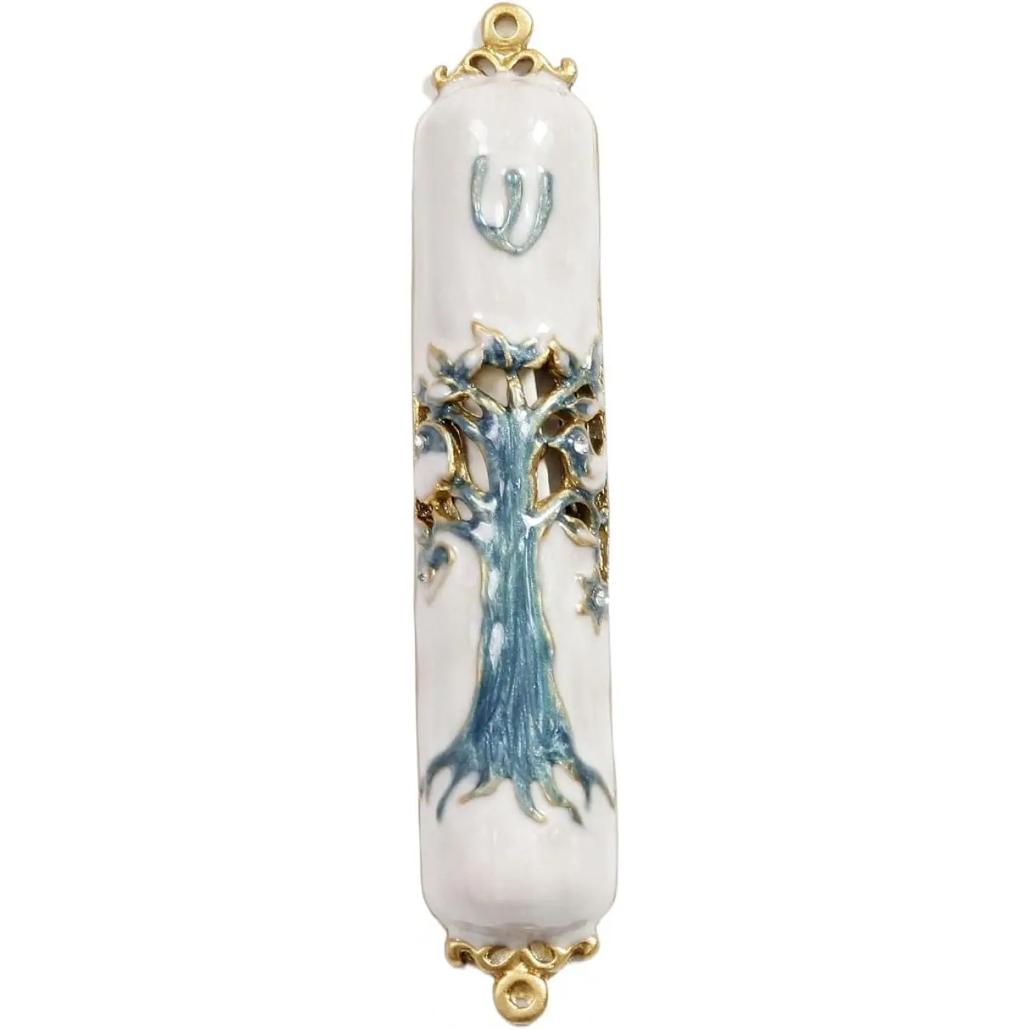 Metal Mezuzah - Judaism Door Scroll Holder, Mountable Decorative Front Door Decor, Hanging Home Supplies, Thoughtful Doorway Gift