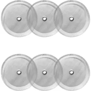 Filter 6 Pieces Stainless Steel Replacement Filters Mesh  Screen Filter Replacement for Coffee Tea Makers and Coffee Grounds Filters