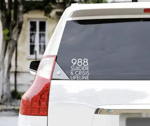 Suicide Hotline Decal