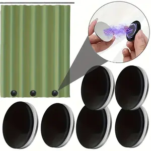 4pcs Magnetic Suction Buckle for Window Curtains, Tablecloth Weights and Hanging Pendants