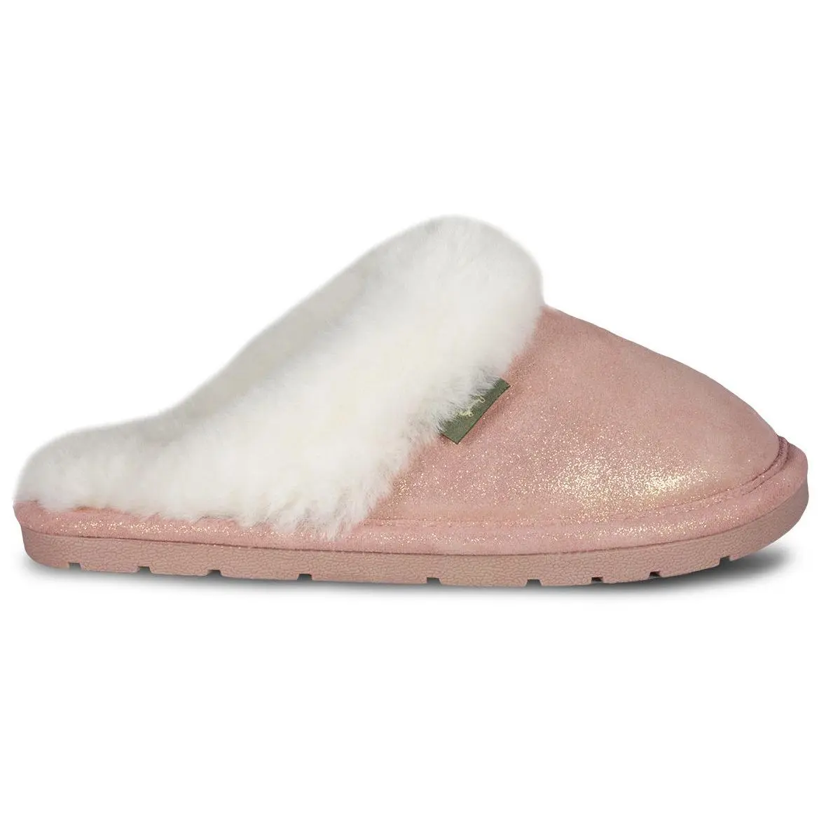 Cloud Nine Sheepskin Ladies Metallic ScuffSlippers